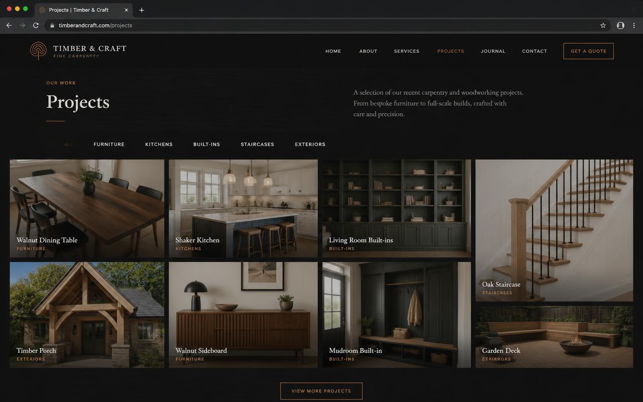 Projectgalerij van Fedor Timmerwerken