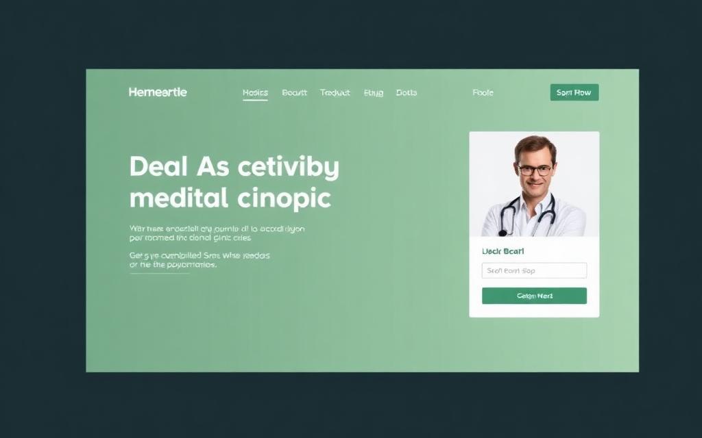 Voorbeeld van een moderne website in de stijl Soft Care